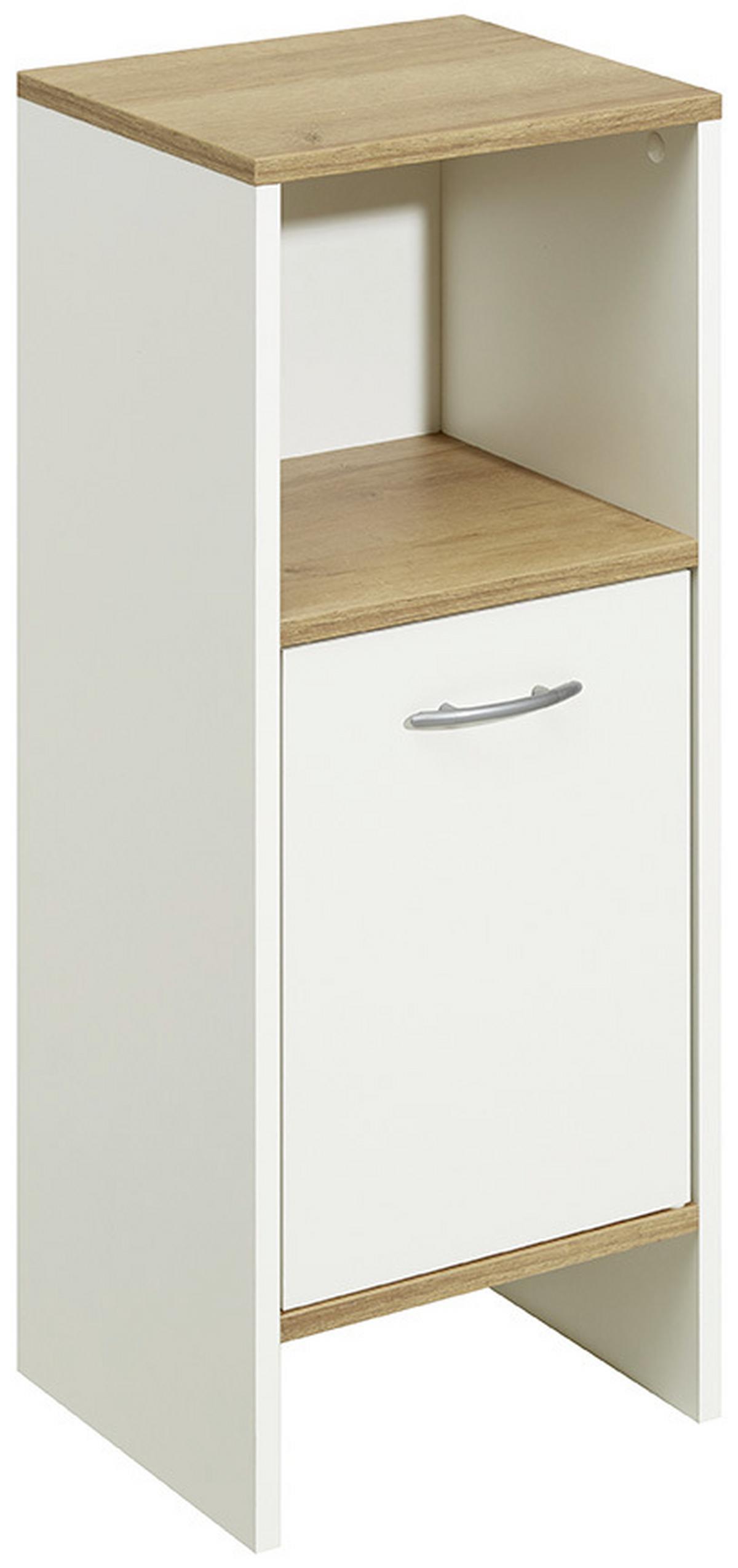 SZAFKA DOLNA SINA - kolor aluminiowy, Konventionell, materiał drewnopochodny/tworzywo sztuczne (33/81,5/28cm) - Carryhome