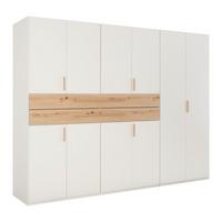Kleiderschrank Lumio Kaschmir/Eiche Artisan - Kaschmir/Eiche Artisan, KONVENTIONELL, Holzwerkstoff (270/208/65cm) - Mömax