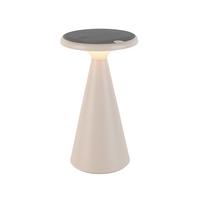 Lampă de exterior cu LED Hiro - nisipiu/negru, Modern, plastic (11,5/20,3cm) - Modern Living
