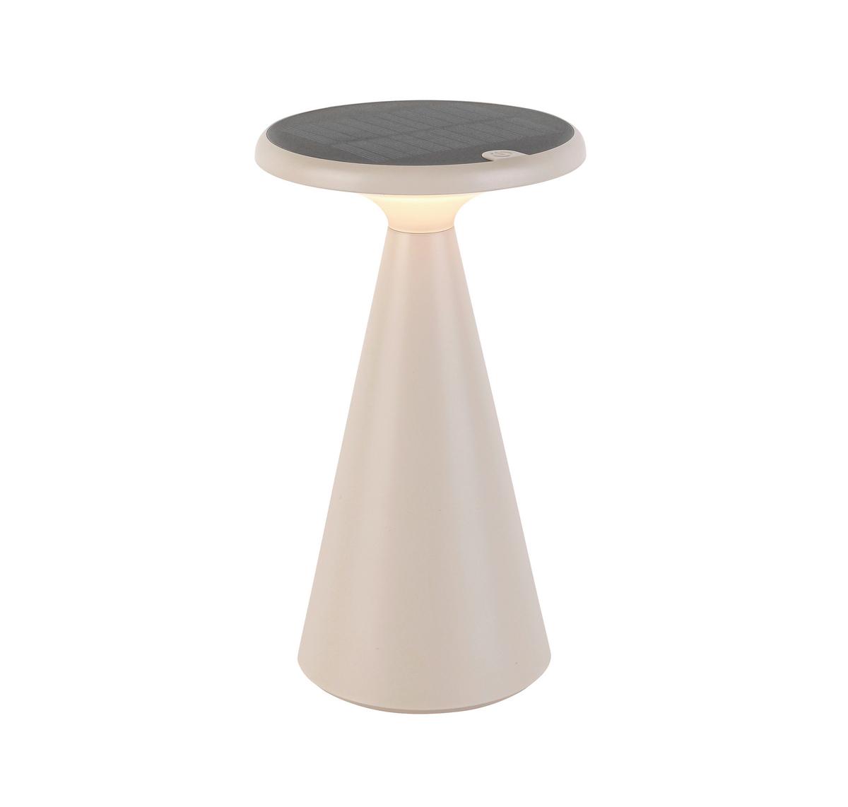 Lampă de exterior cu LED Hiro - nisipiu/negru, Modern, plastic (11,5/20,3cm) - Modern Living