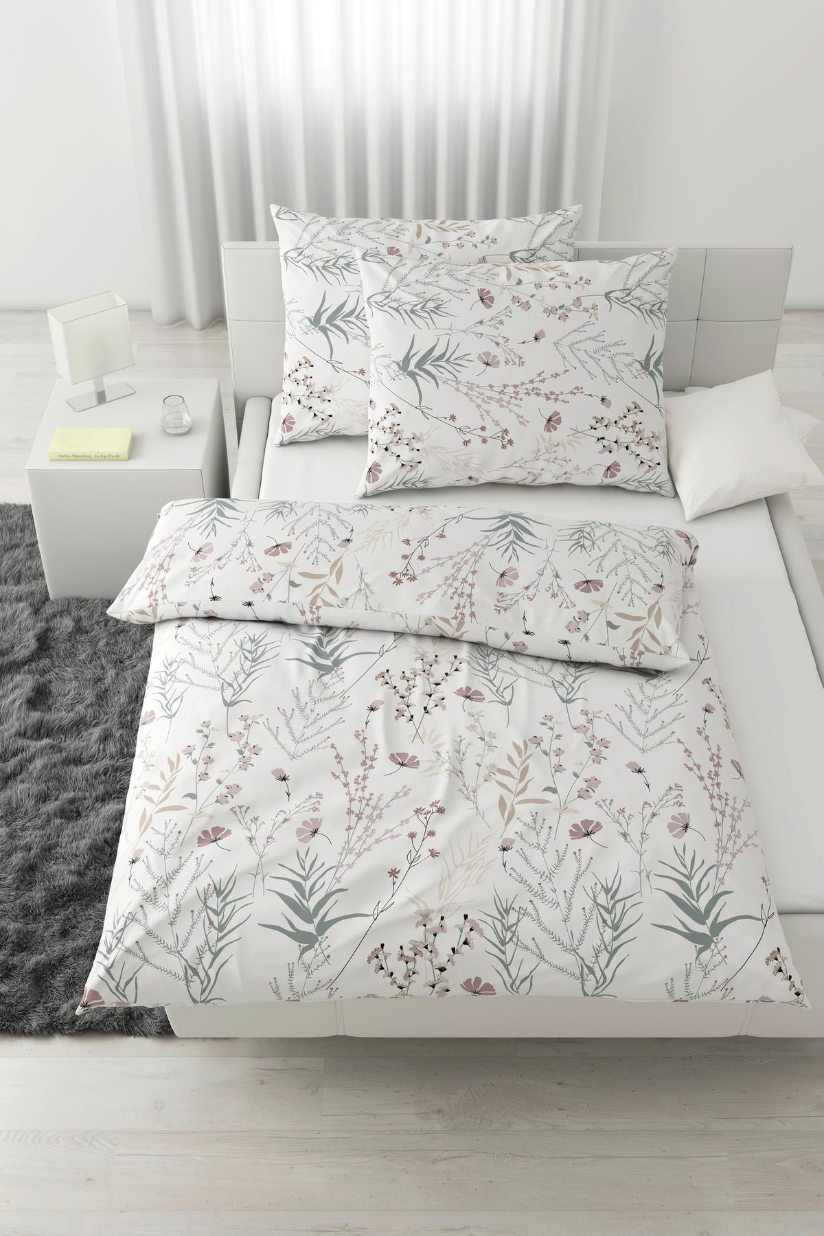 Ágyneműhuzat-garnitúra Kétszemélyes Lina Xxl - fehér, Konventionell, textil (200/220cm) - Mömax