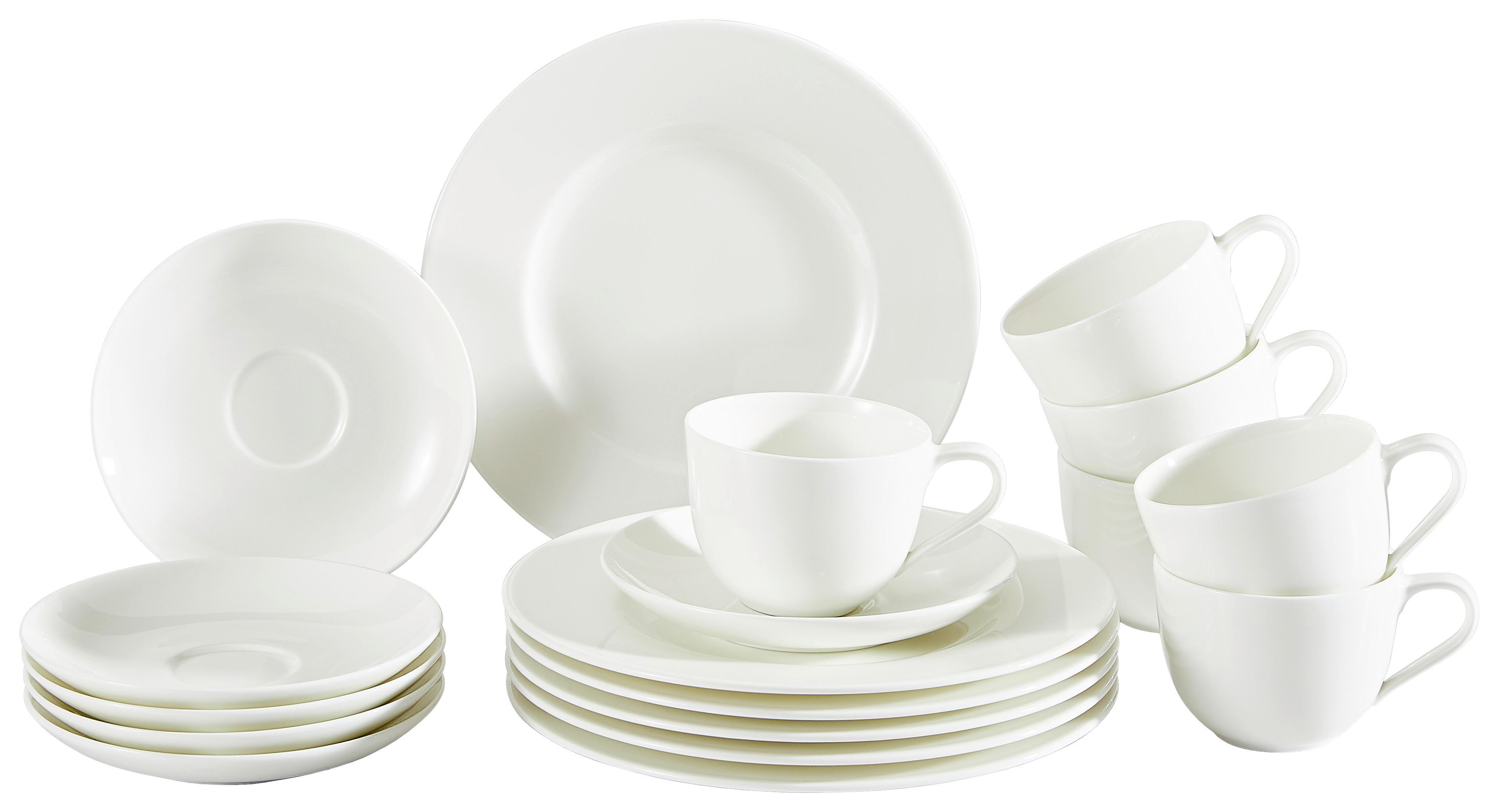 SERWIS KAWOWY TEBY VILLEROY & BOCH - biały, Basics, ceramika (34/19/32cm) - Noblesse - V&B
