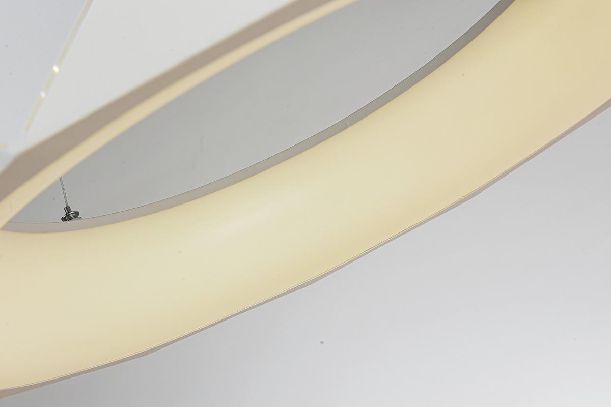 Hängeleuchte Lp-8069/1p Reus - Weiss, Design, Metall (60/100cm)