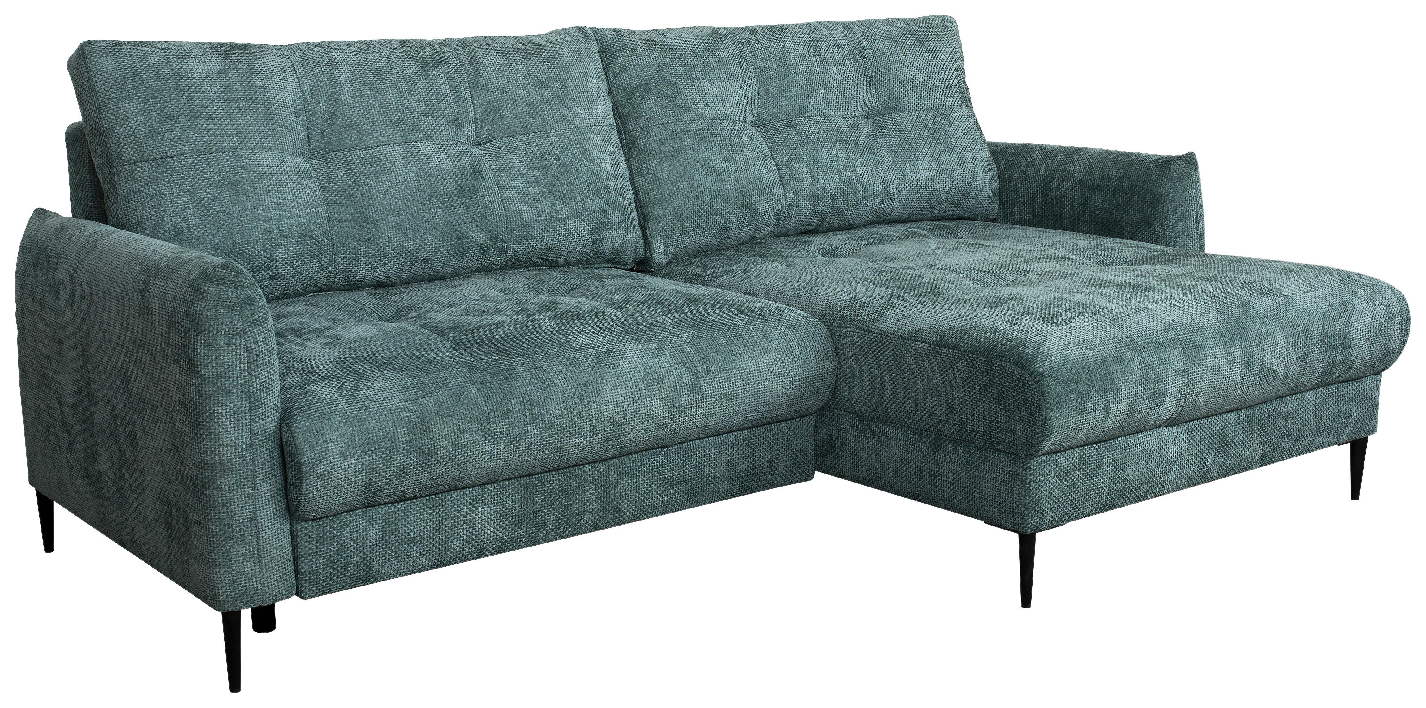 Coltar POLIS - turcoaz, Modern, textil (221/142cm) - Based