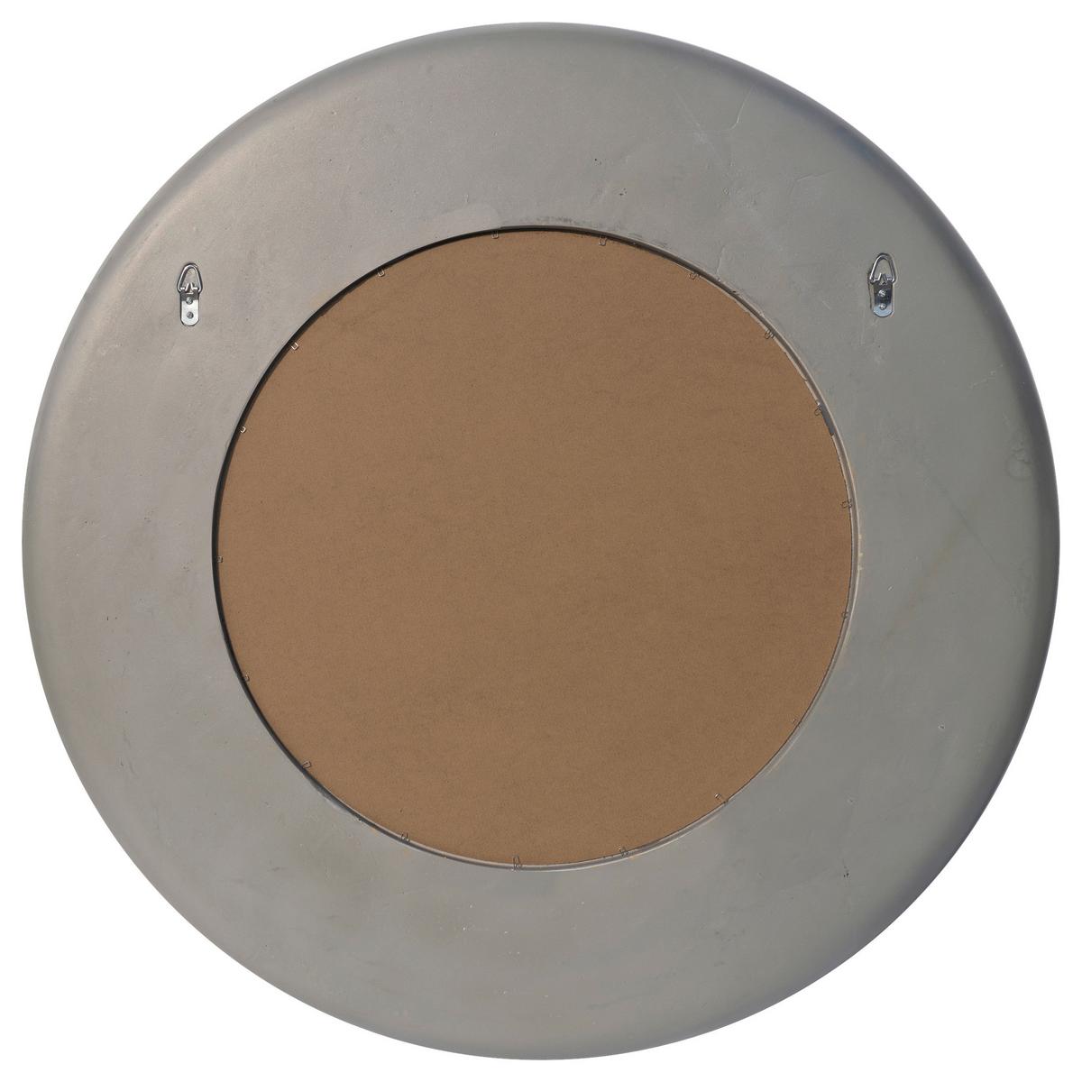 Ogledalo Gloria - srebrne boje, Moderno, staklo/drvni materijal (100/100/4cm) - Modern Living