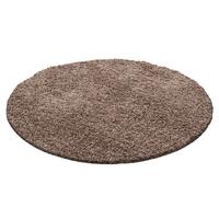 Preproga Z Visokim Florom Life, Svetlo Rjava, 120cm - svetlo rjava, Konvencionalno, tekstil (120cm) - Novel