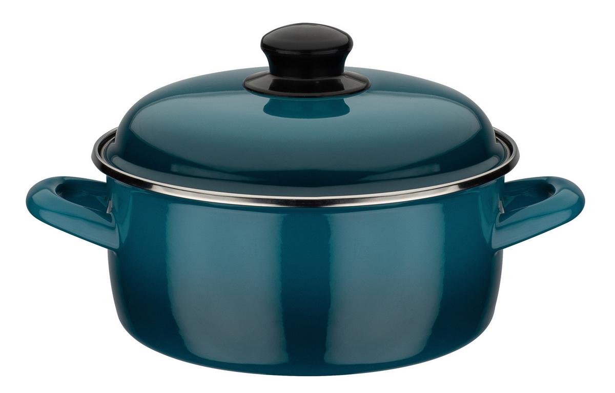 Set Posod Blue Shadow, 4-Delni - modra, Basics, kovina - GSW