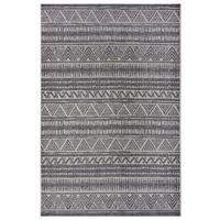 Outdoorteppich Noble Grau/Beige ca. 63x120cm - Beige/Grau, Design, Kunststoff (63/120cm)