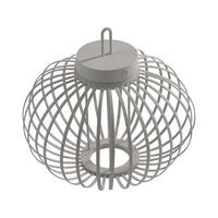 Akku-Tischleuchte Akuba Greige max. 1,5 Watt - Greige, Design, Holz/Kunststoff (36/36/33cm)