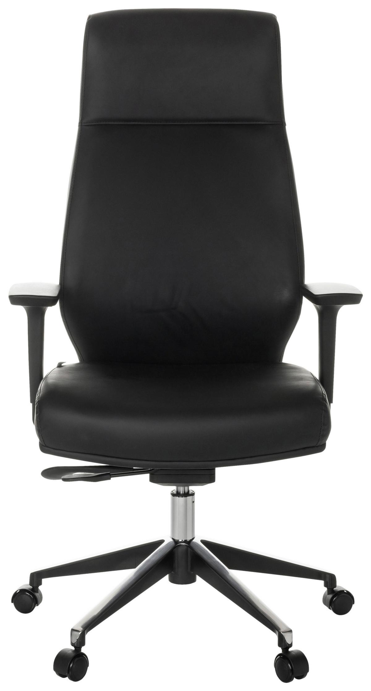 Chefsessel Vitoro ECO Schwarz - Schwarz, Basics, Leder/Kunststoff (68/123-130/68cm) - MID.YOU