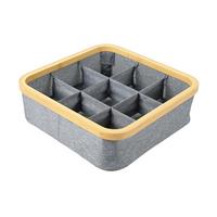 Škatla Za Shranjevanje Simply Storage -Ext- - siva, Moderno, karton/tekstil (30/30/9cm) - Premium Living