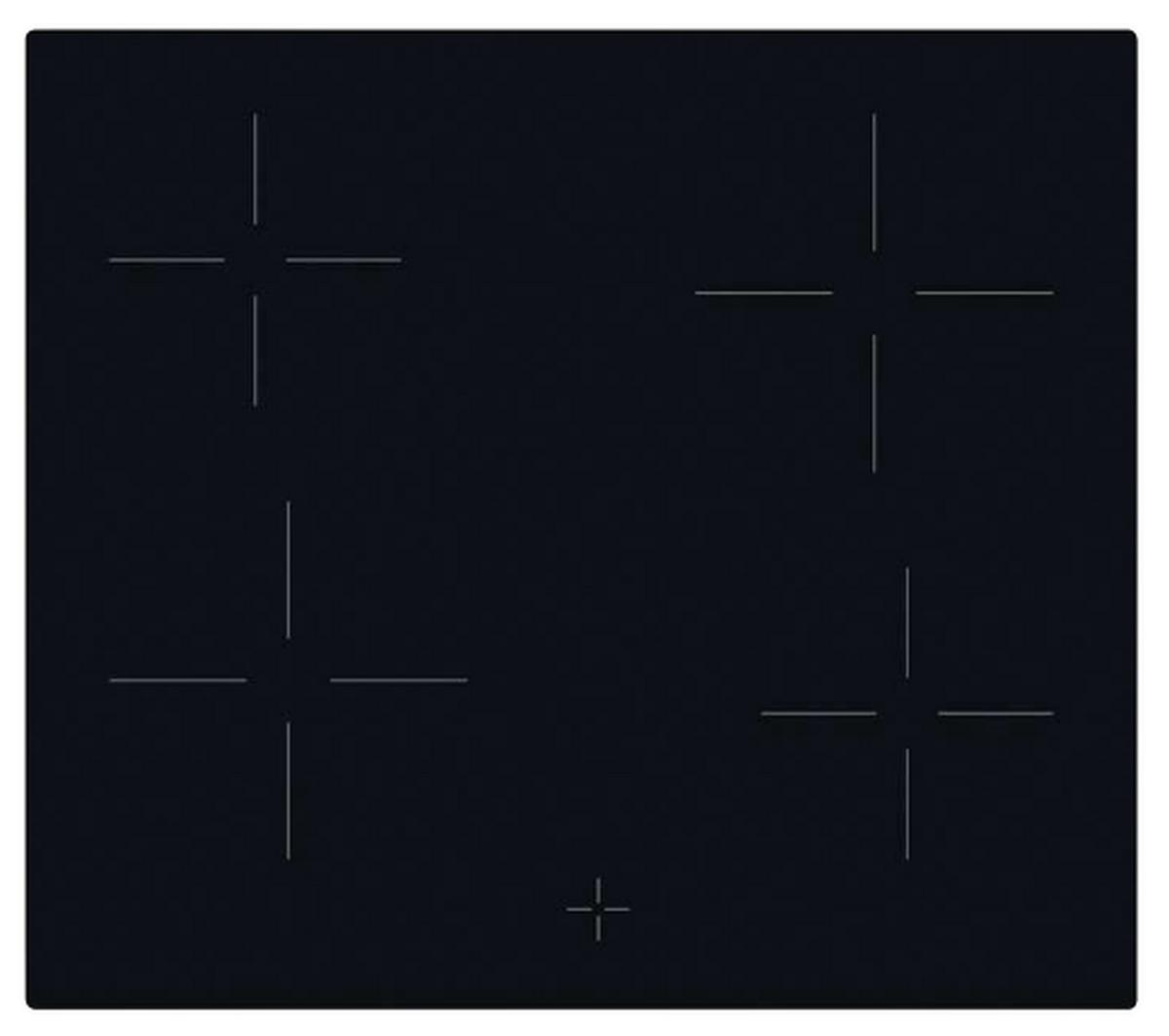 Herdset HS6003 4 Kochzonen - Schwarz, Metall (60cm) - Sistant