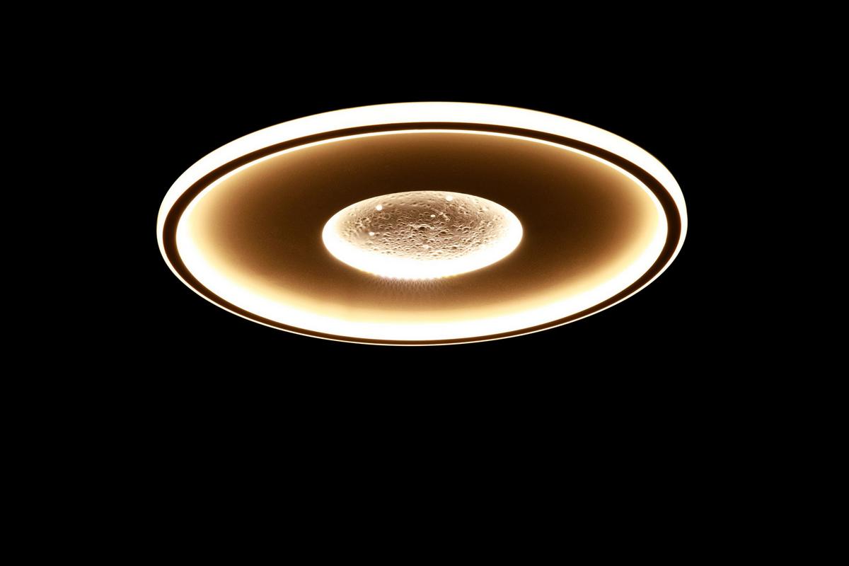 LAMPA SUFITOWA LED TOLEDO *SBN* - biały, Basics, tworzywo sztuczne/metal (50/5cm) - Novel
