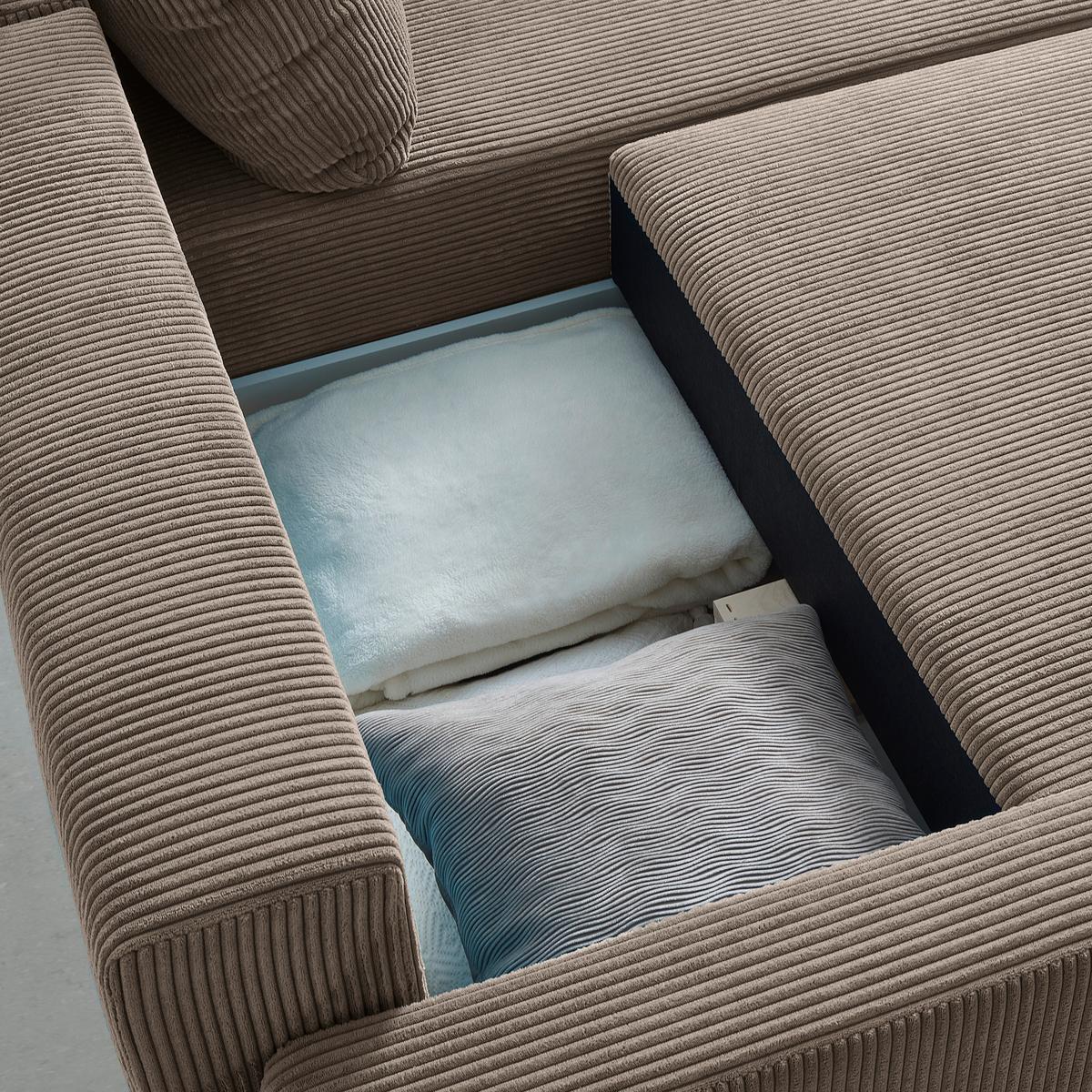 Coltar DIOS - taupe, Modern, lemn/metal (228/91/146cm) - Best Price