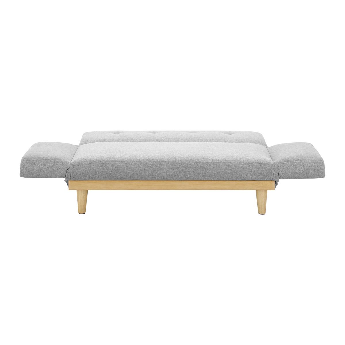 SOFA Z FUNKCJĄ SPANIA JOLA - kolor naturalny/jasnoszary, Modern, tkanina/drewno (131/64/73cm) - Bessagi Home