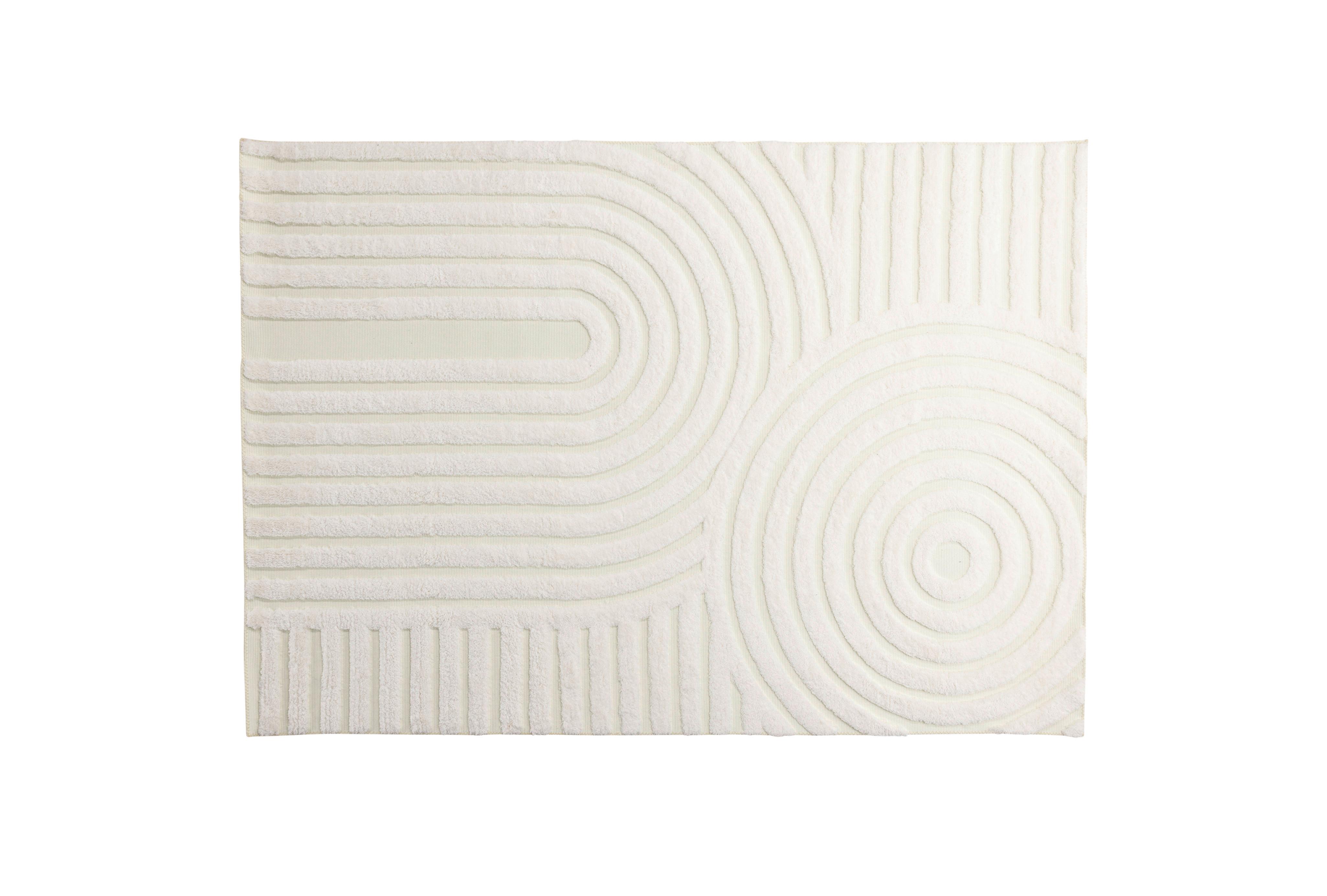 HOCHFLORTEPPICH NIKITA - Weiß, LIFESTYLE, Textil (290/200cm) - P & B