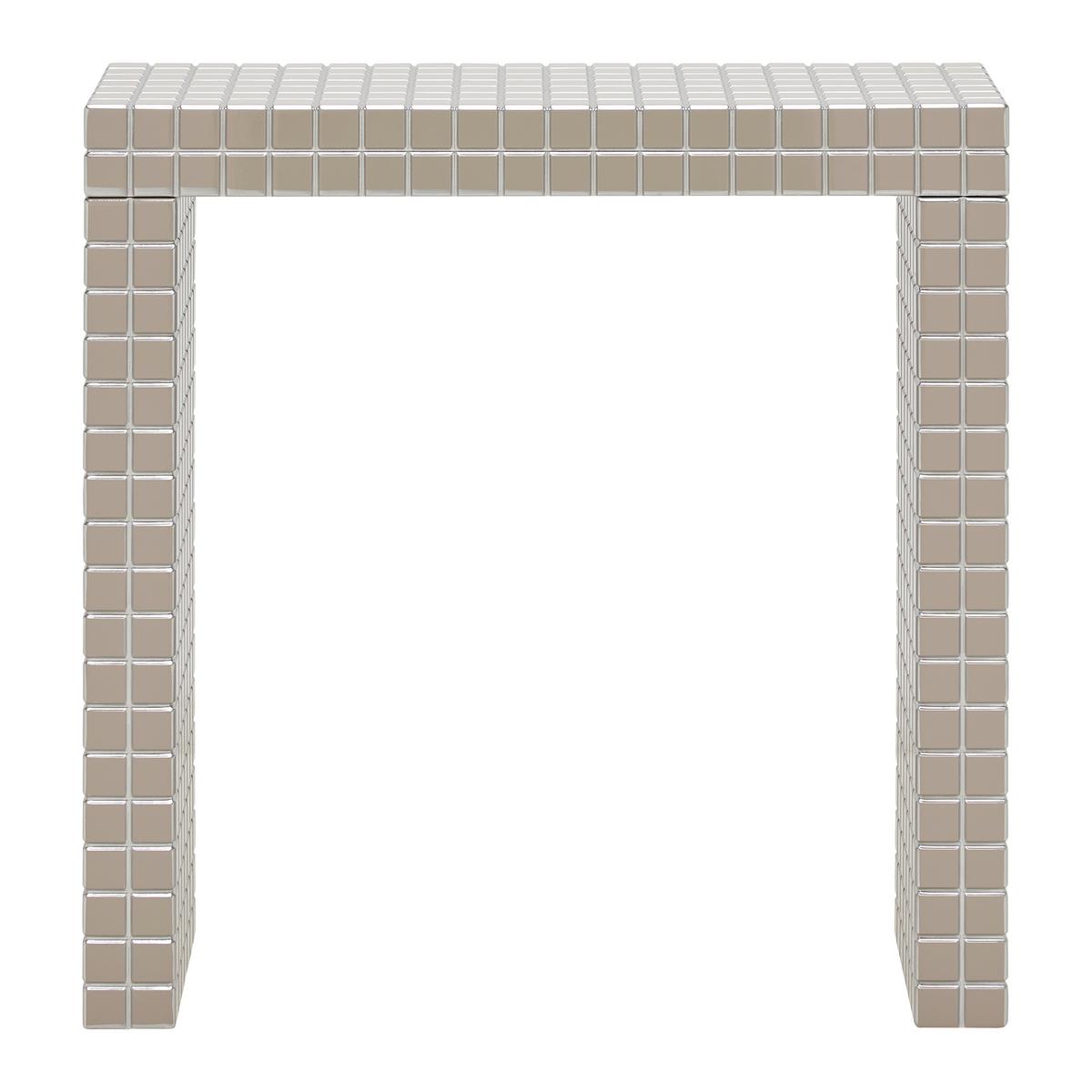 Konsole Luisa Kaschmir - Kaschmir, MODERN, Holzwerkstoff (80/28/80cm) - Mömax