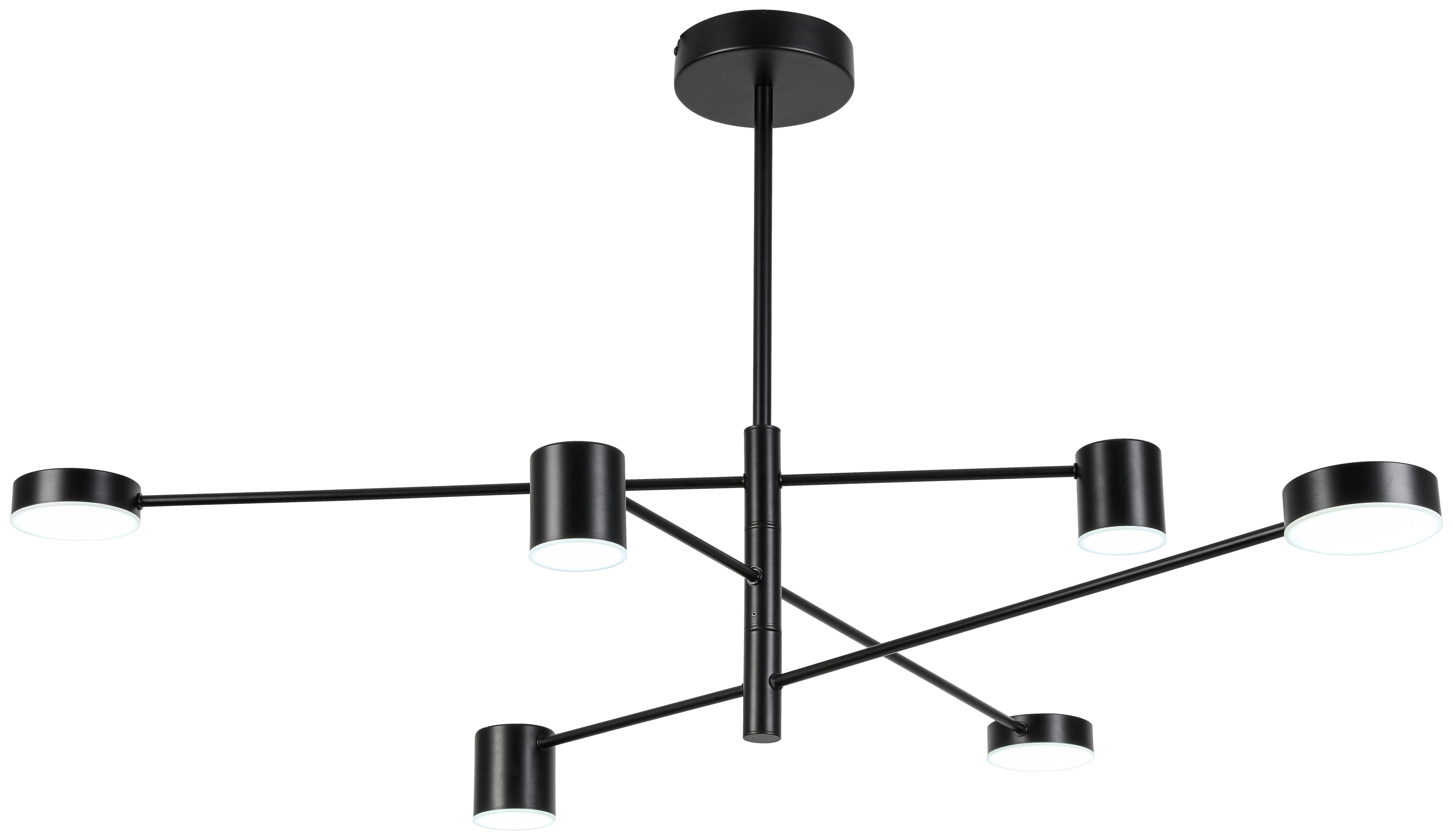 LAMPA WISZĄCA UTINA - czarny, Design, tworzywo sztuczne/metal (92/105/56,5cm) - Collett's Monde