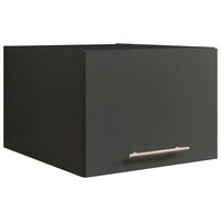NADSTAWKA NA SZAFĘ LAUNDREEZY - kolor srebrny/antracytowy, Design, materiał drewnopochodny/metal (50/38/67,50cm)