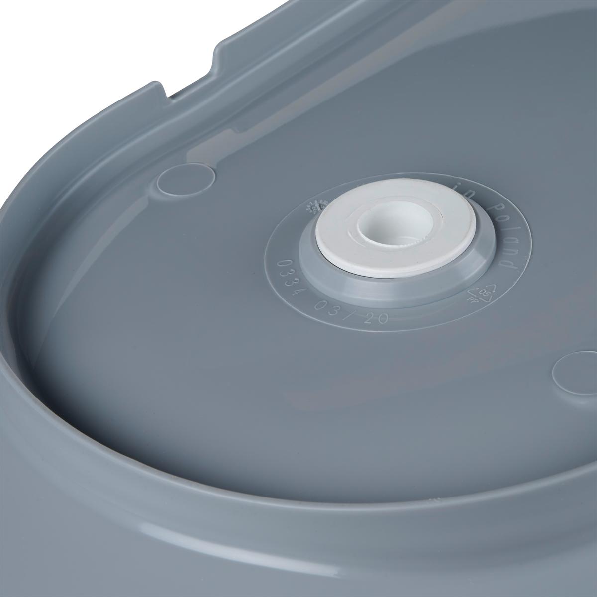 WANIENKA DLA NIEMOWLĄT 103421300002B - szary, Basics, tworzywo sztuczne (84/49/29cm) - My Baby Lou