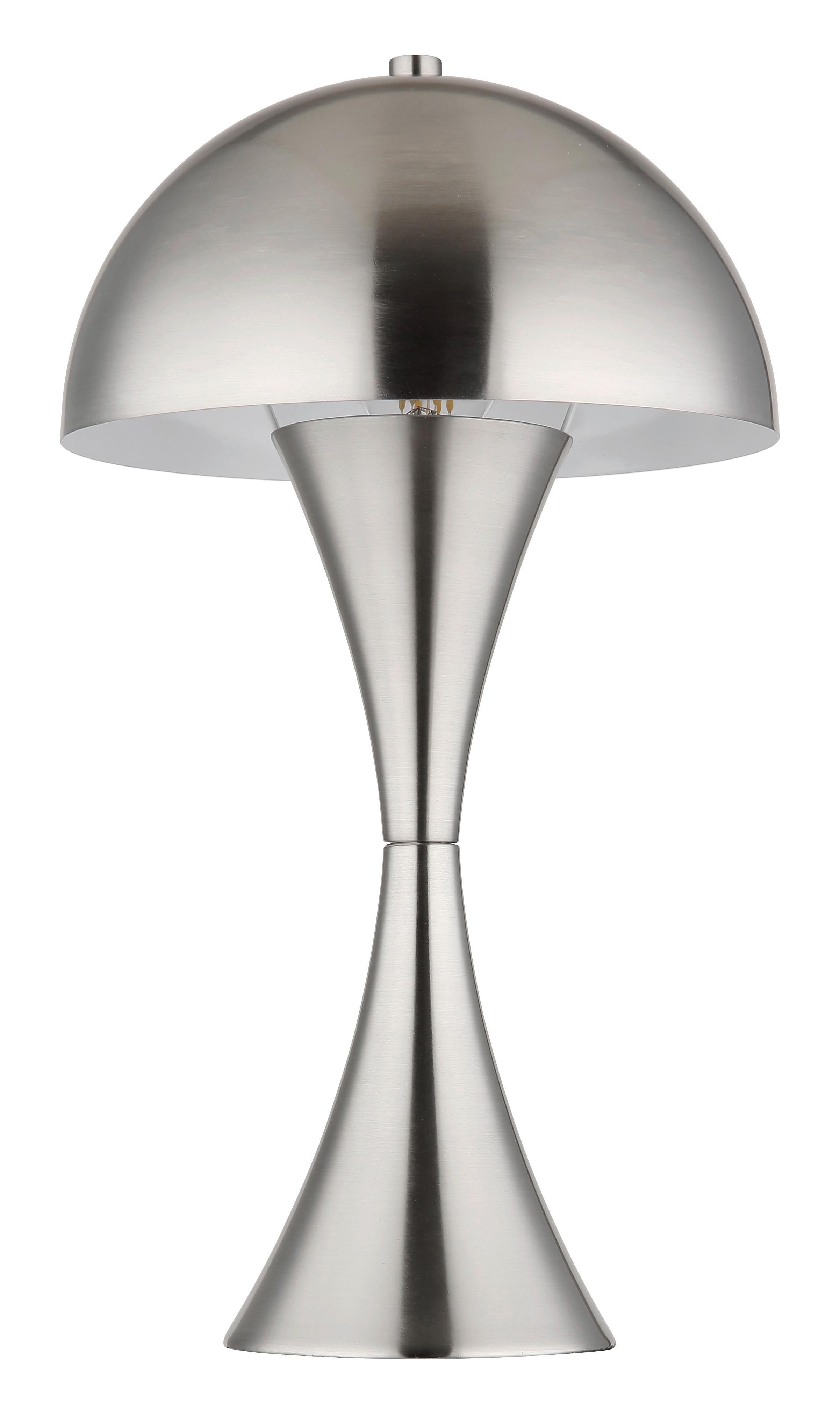 Stolna Svjetiljka Boja Nikla - boje nikla/crna, Design, metal/plastika (20/36,1cm) - Globo