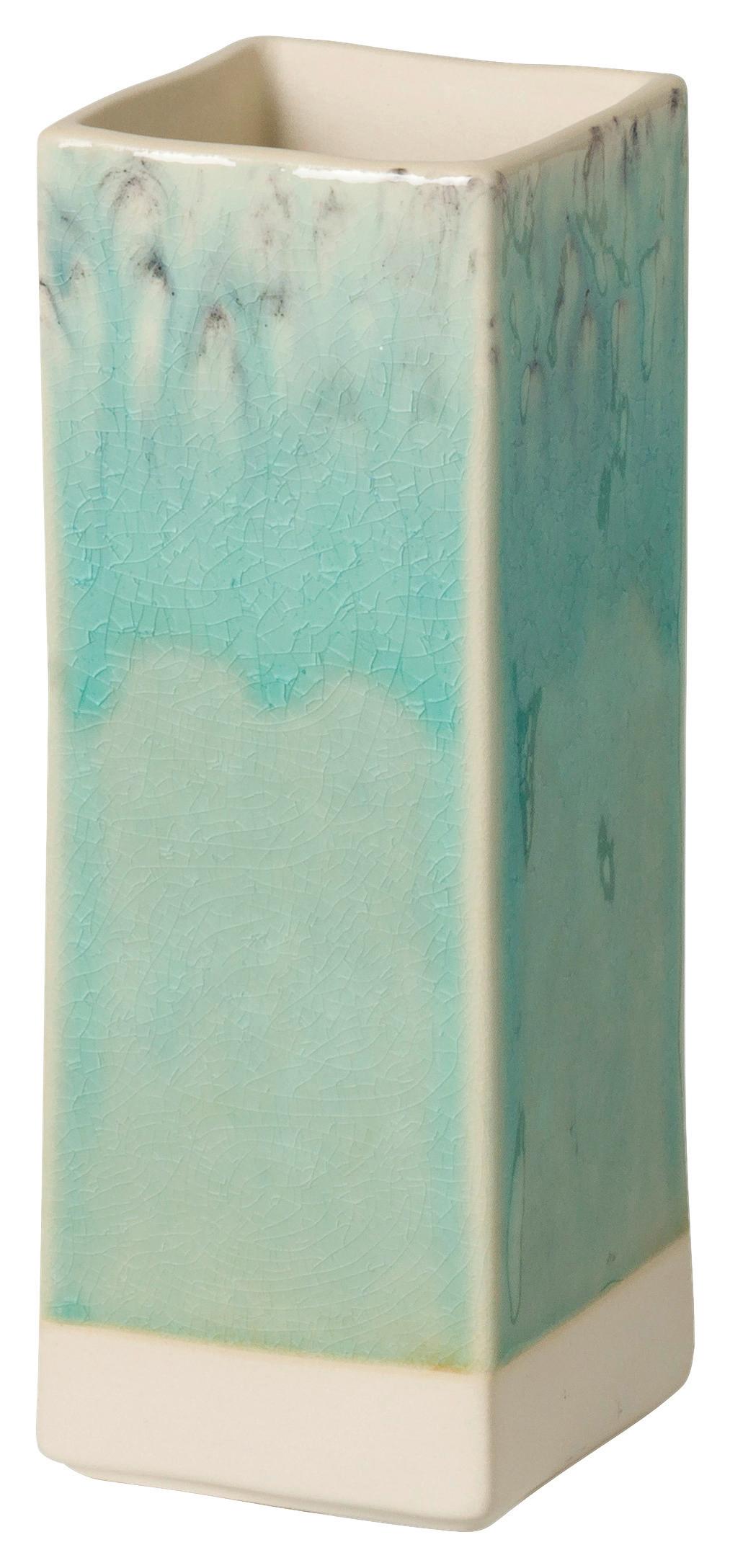 Vase Madeira Hellblau - Hellblau, Basics, Keramik (7/20/7cm) - Costa Nova