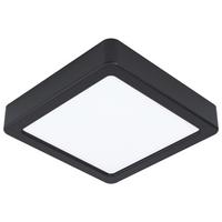 LAMPA SUFITOWA LED 78412 *SBN* - czarny/biały, Basics, tworzywo sztuczne/metal (16/16/2,8cm) - Novel