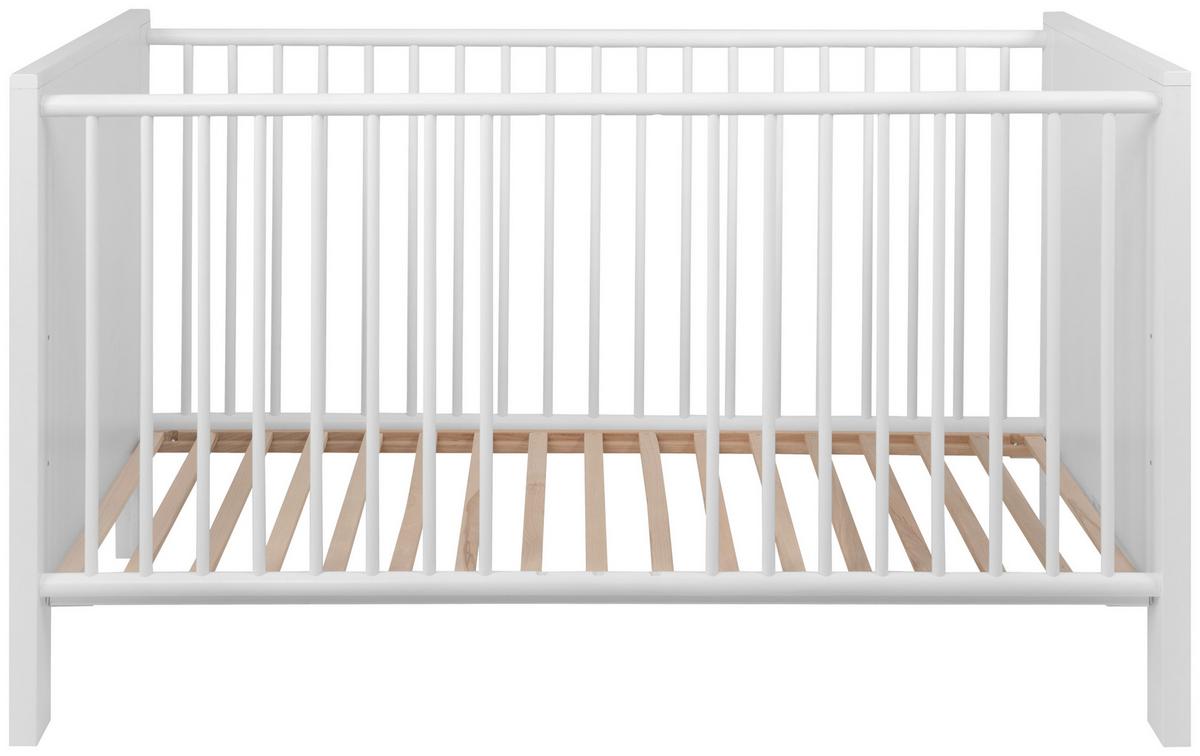 Otroška Posteljica Landwood, Bela, 70x140 - bela, Basics, leseni material/les (164/84/77cm) - MID.YOU