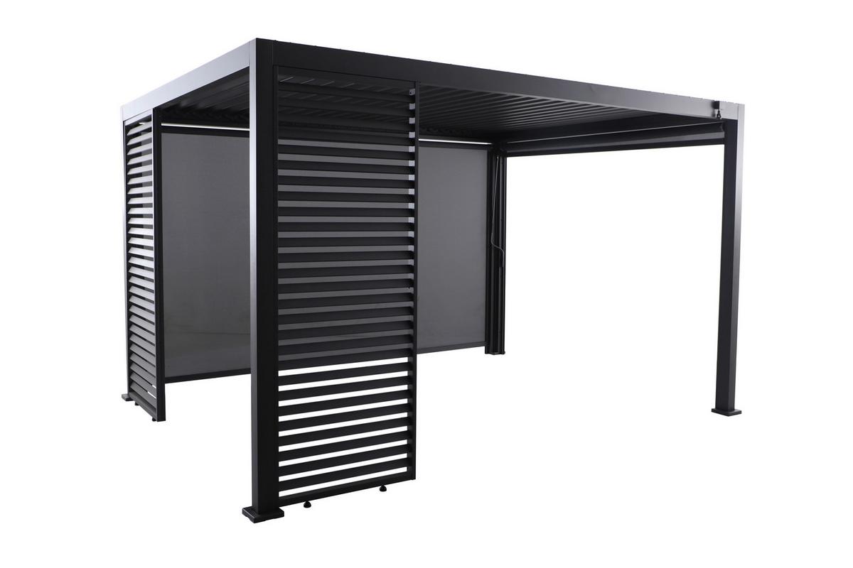 Stranski Del Za Pergolo Origin, Antracit, 85cm - antracit, Basics, kovina (85,2/225,8/5cm) - Gardenson