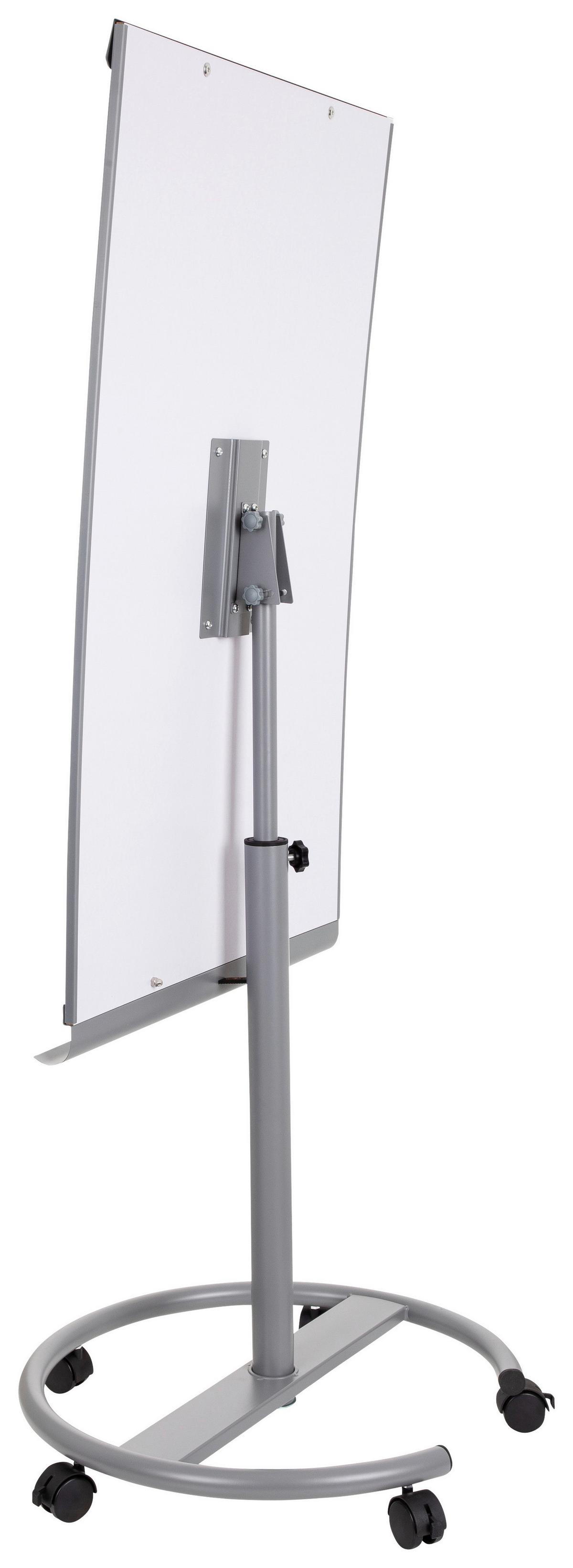 Bela Tabla Multiboard, Srebrna - srebrne barve/bela, Basics, kovina/umetna masa (65,5/133-190/60cm) - MID.YOU