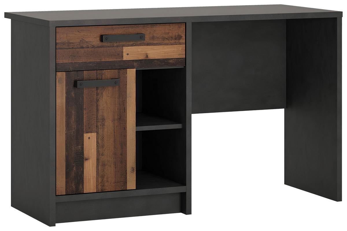 Dječji Pisaći Stol Nubi - tamno siva/boje starog hrasta, Moderno, drvni materijal (120/74/52cm) - Modern Living