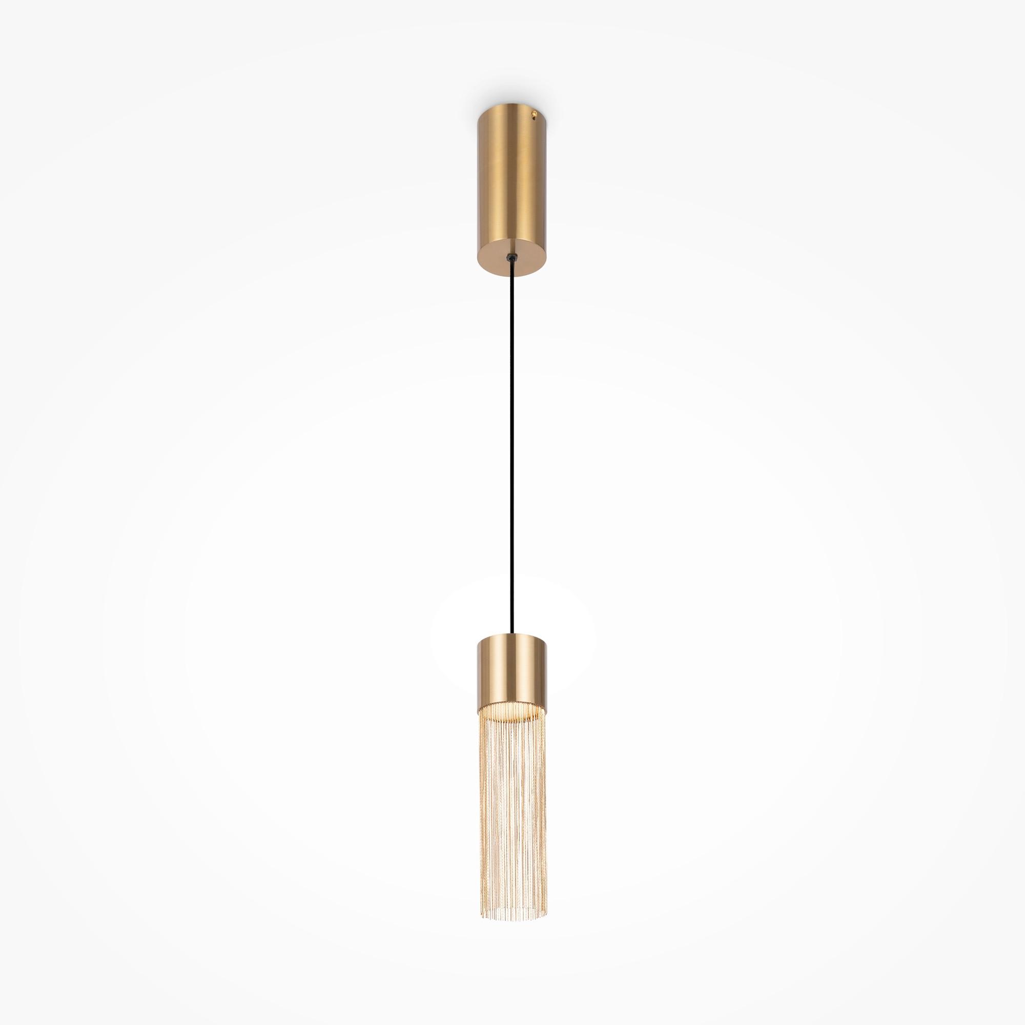 Pendelleuchte Mod190pl-L5g3k - Goldfarben, Design, Metall (8/132cm) - MAYTONI