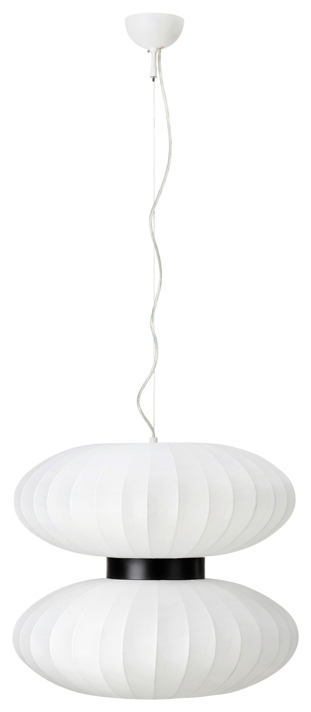 Hängeleuchte Daburu Pendant max. 40 Watt - Weiß, Basics, Textil/Metall (55/55/47cm) - Markslöjd
