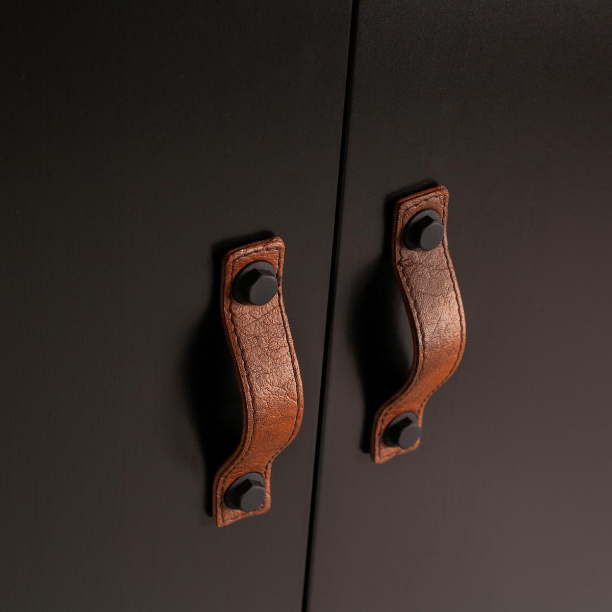 Drehtürenschrank Dian Schwarz - Schwarz, Basics, Holz (94/180/40cm) - MID.YOU