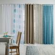 Zavesa Z Zankami Ursi - turkizna/bela, Konvencionalno, tekstil (135/245cm) - Mömax modern living