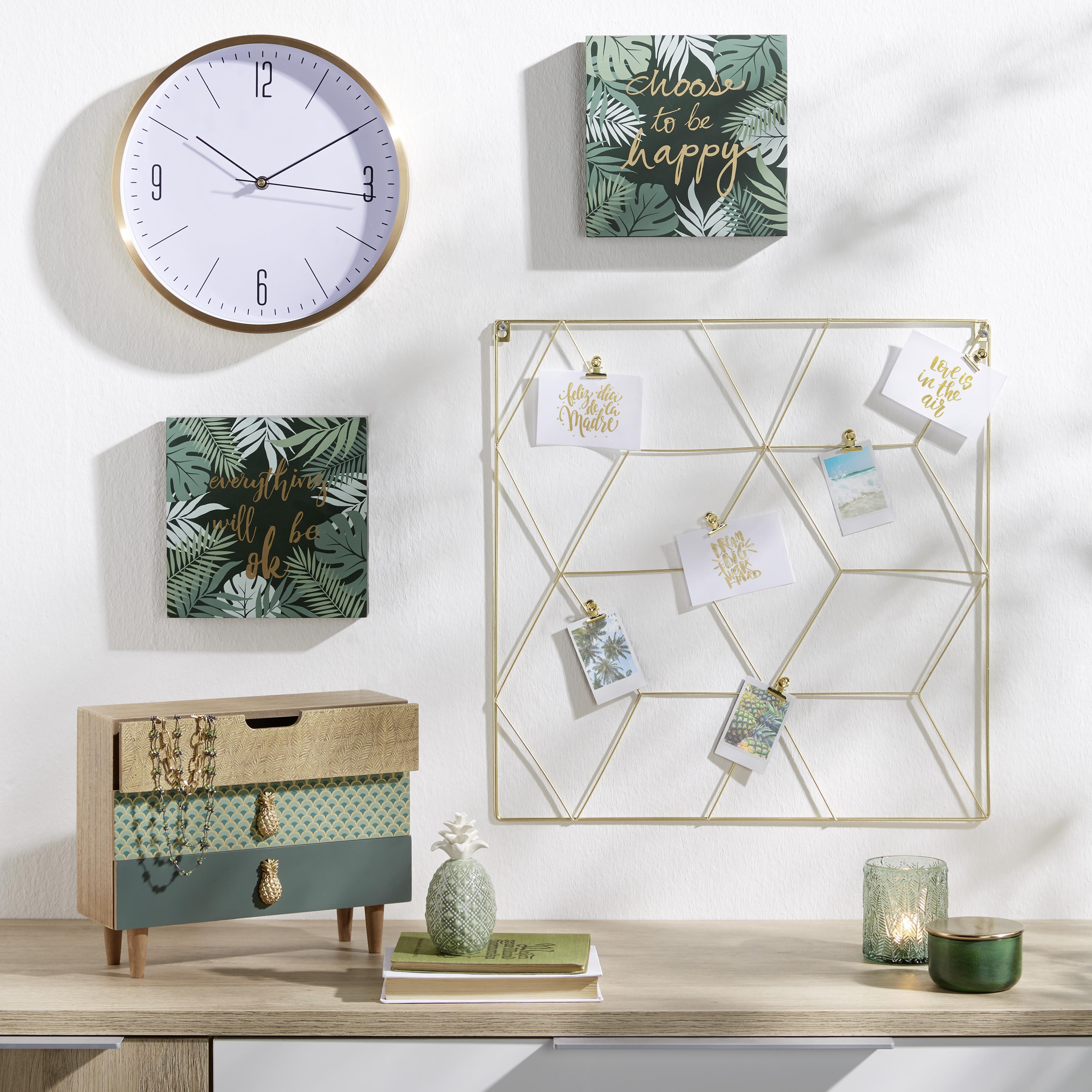 Okvir Za Sliko Larissa - zlate barve, Design, kovina (50/50cm) - Modern Living