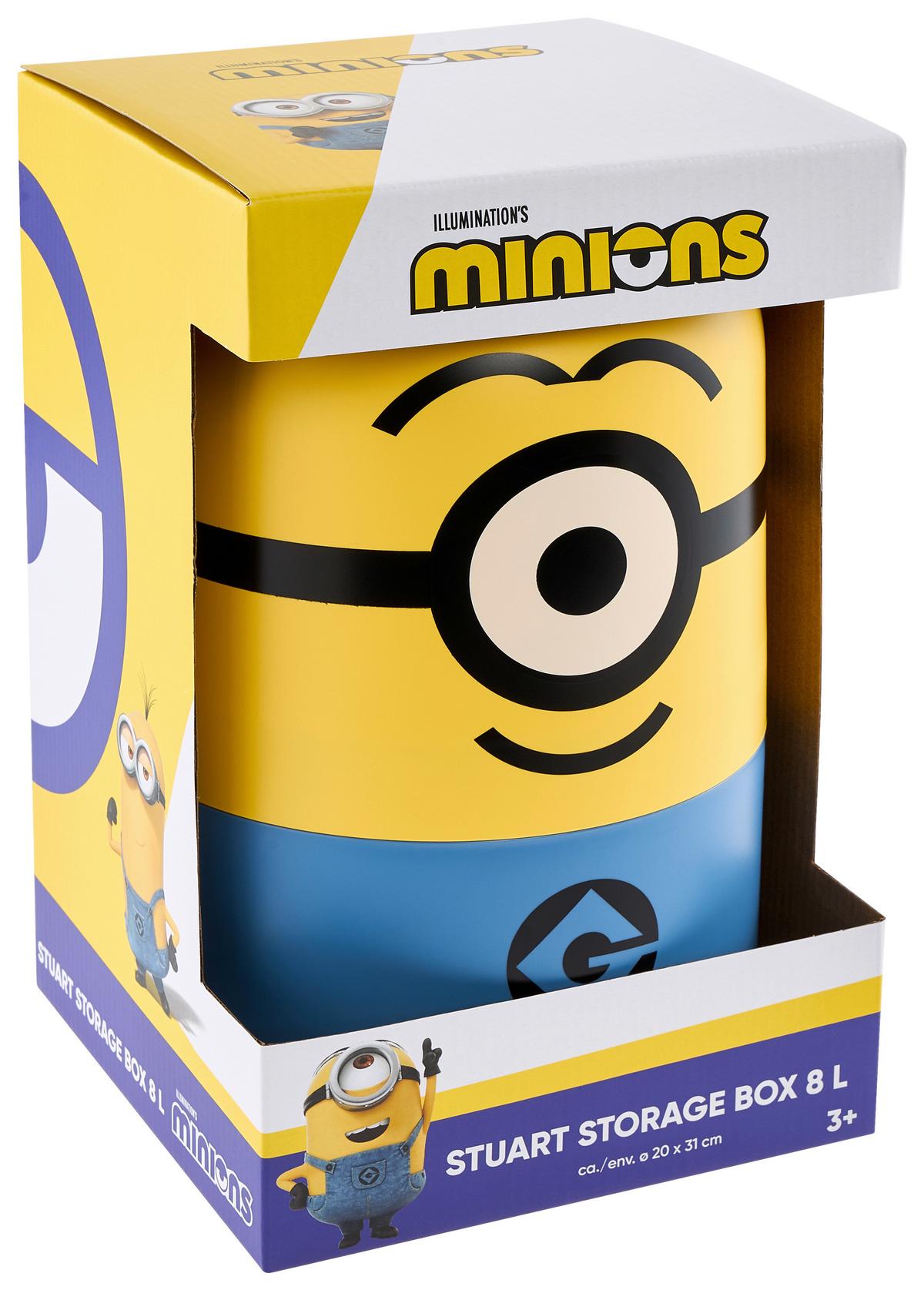 Škatla Za Shranjevanje Minions - Stuart - Ca. 8l - rumena, Konvencionalno, umetna masa (20/31cm)