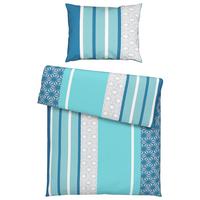 Posteljina Sara 140x200/60x80cm - tirkizna, tekstil (140/200cm) - Mömax