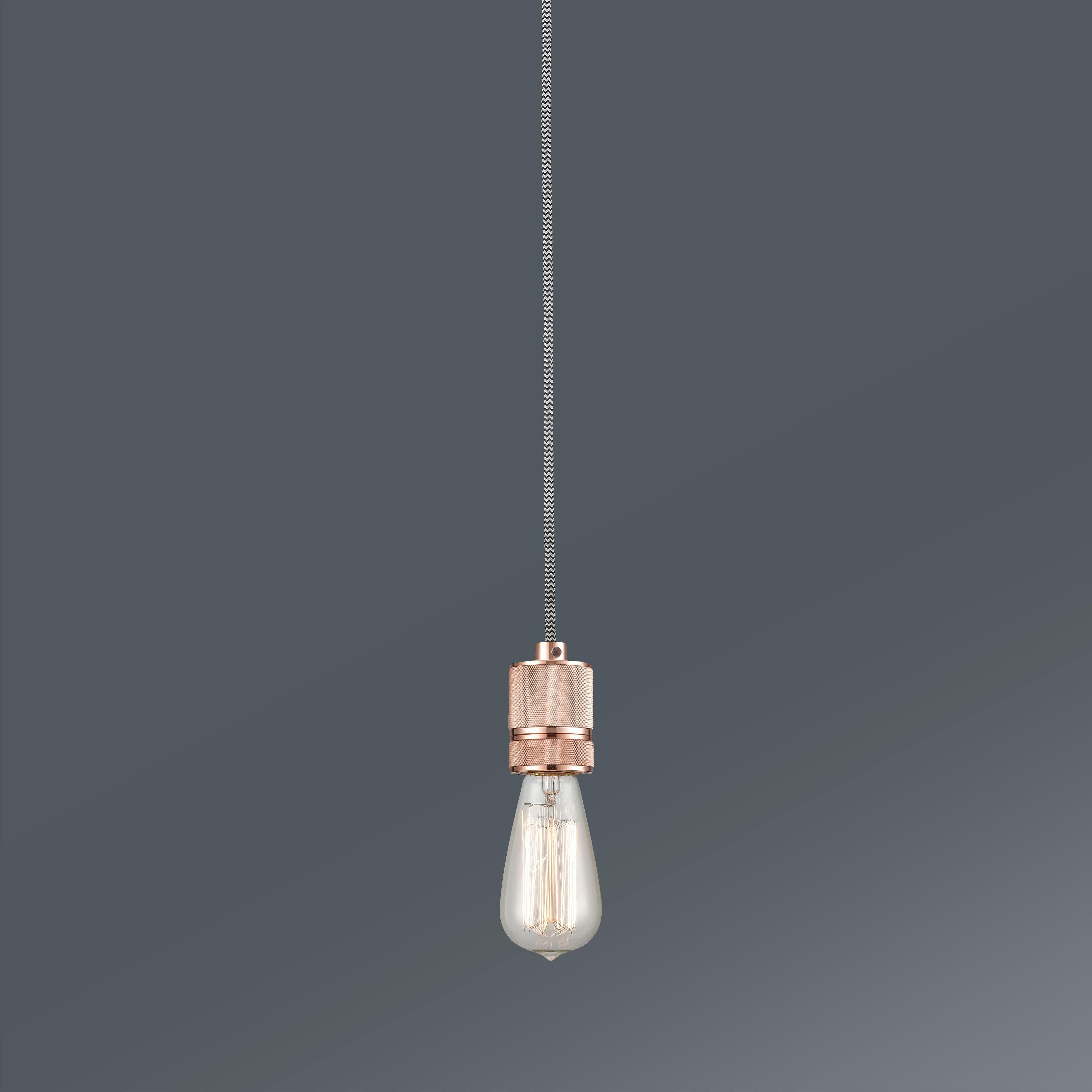LAMPUPPHÄNG JANNIS - kopparfärgad, Modern, metall (120cm) - Mömax