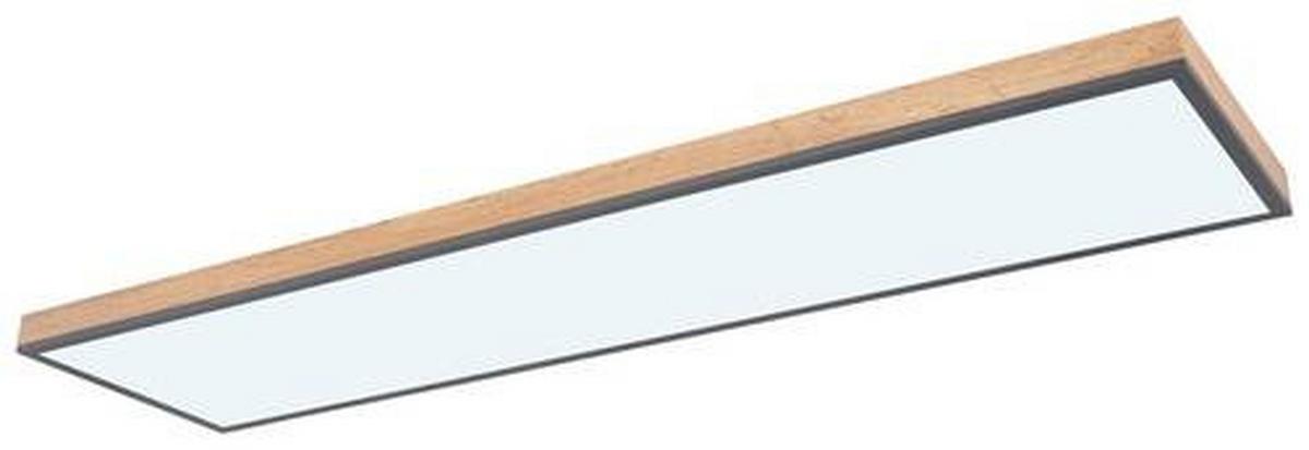 Led Svjetiljka Stropna 416080wd5-Cct Doro - boje grafita/opalna, Basics, drvo/metal (120/30/7,5cm) - Globo