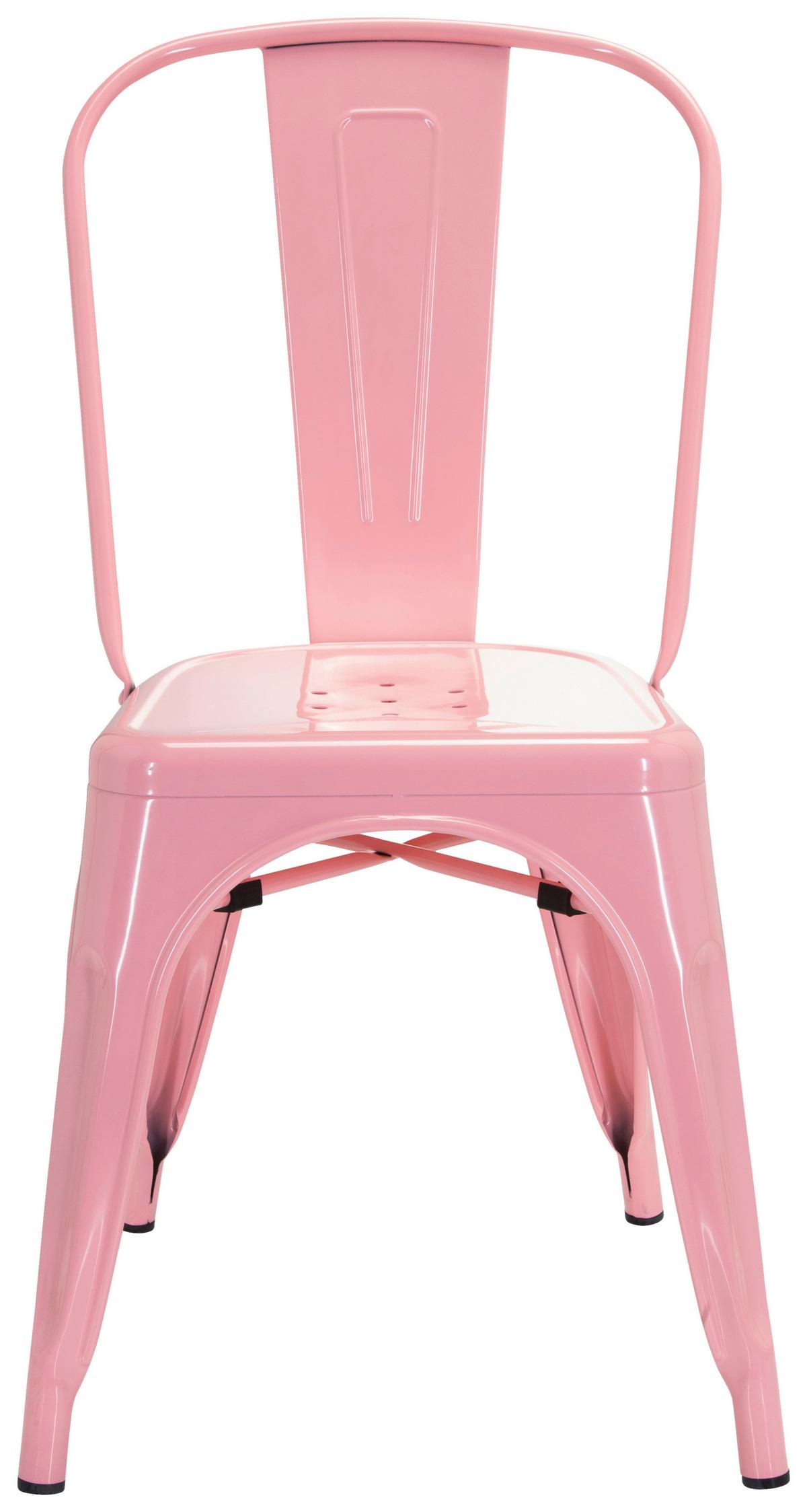Stol Vantaggio Comfort, Roza - roza, Basics, kovina (44/84/54cm) - MID.YOU