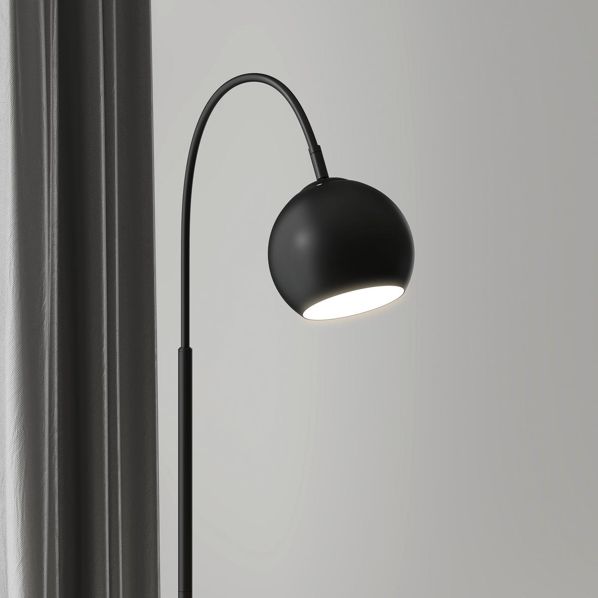 LAMPA STOJĄCA 24779B BENNO - czarny, Basics, tworzywo sztuczne/metal (46/25/150cm)