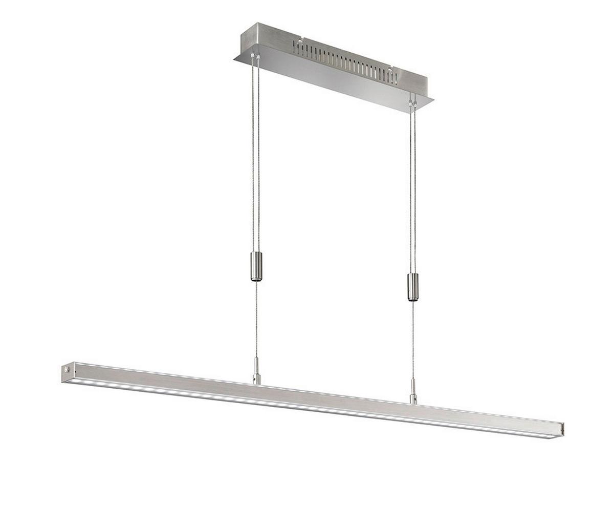 LAMPA WISZĄCA LED 60059 VITAN - kolor niklowy, Lifestyle, metal/szkło (115/7/90-150cm) - Fischer & Honsel