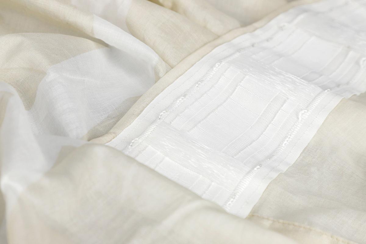 ZASŁONA GOTOWA JUSTB! MR-ARTSY - beżowy/greige, Basics, tkanina (130/250cm) - Musterring