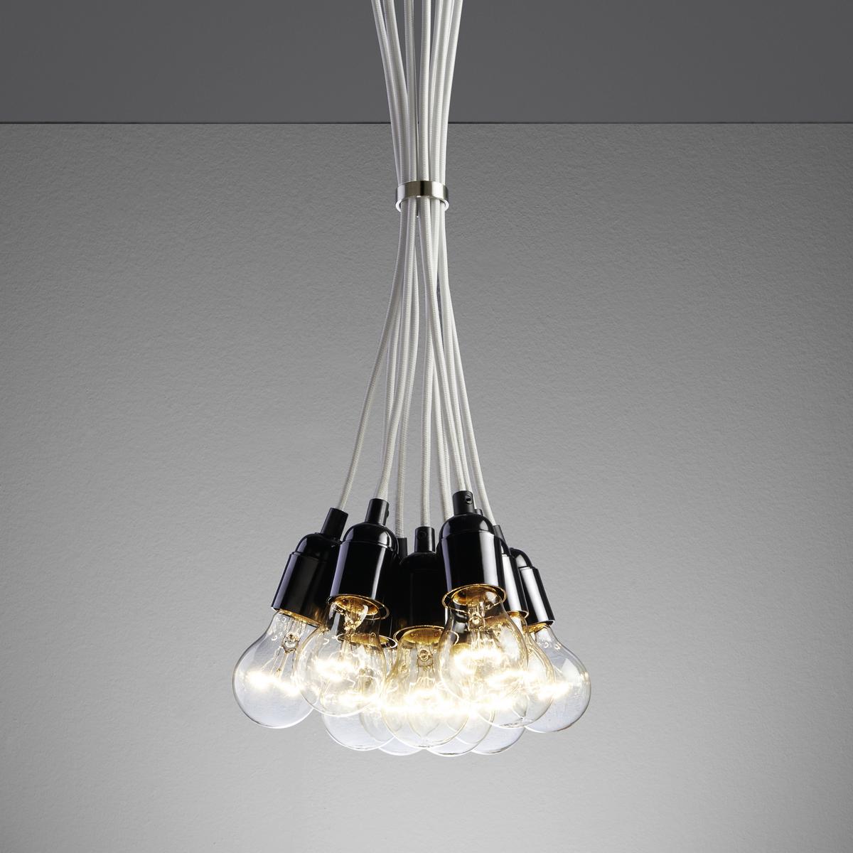 Függőlámpa Padua - fehér, Modern, műanyag (22/147cm) - Modern Living