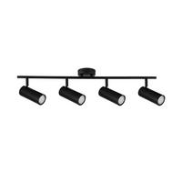 Deckenstrahler Schwarz max. 15 Watt - Schwarz, Design, Metall (76/9/18cm)