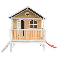 SPIELHAUS A030.040.21 - Hellrot/Rot, KONVENTIONELL, Holz/Kunststoff (349/233/212cm) - Ambia Garden