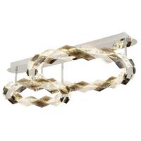 LED-Deckenleuchte Karilion Klar max. 50 Watt - Klar, Design, Kunststoff/Metall (80/55/24,5cm) - Globo