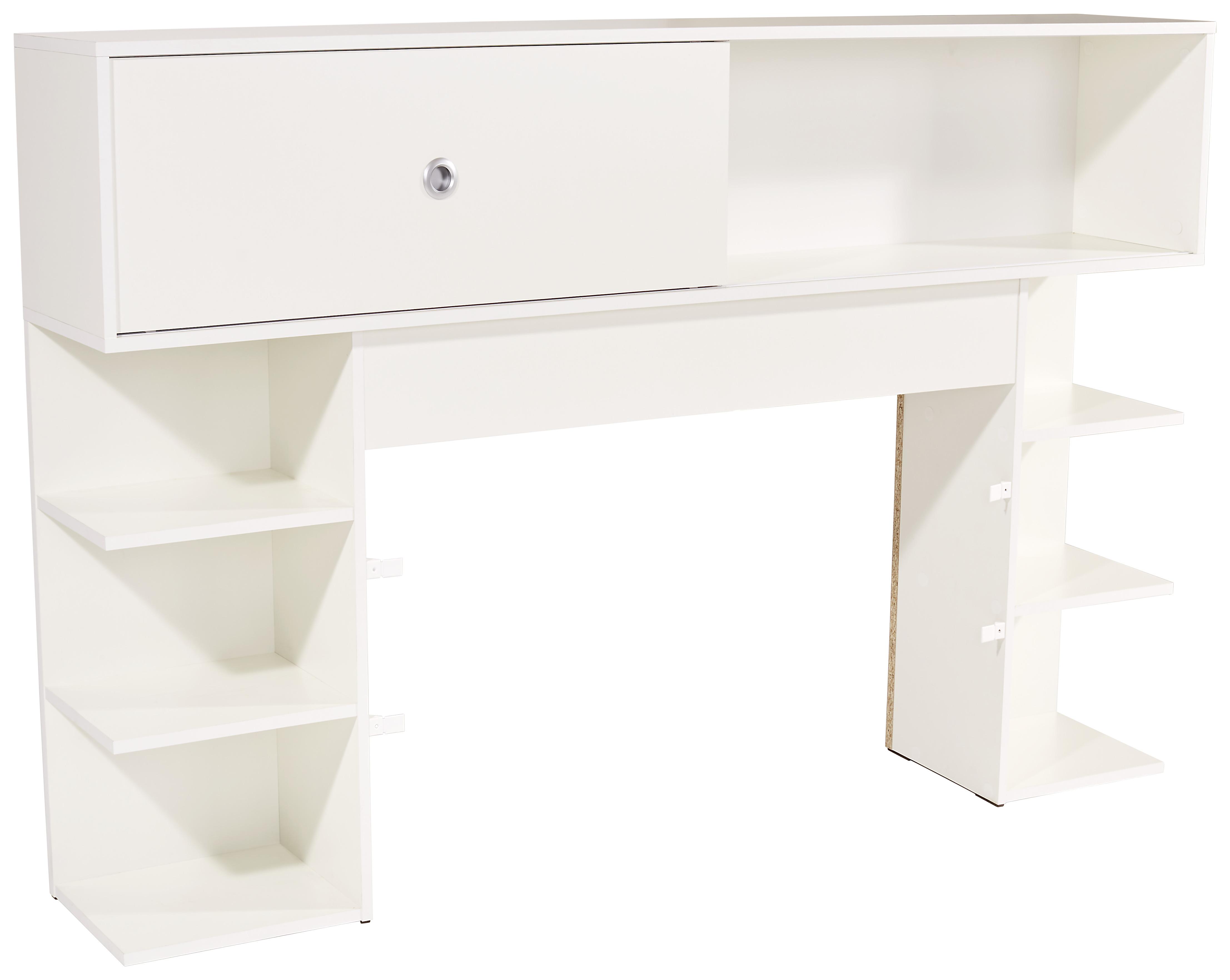 Rješenje Za Odlag. Iznad Krev. Azurro 180 - bijela/boje hrasta, Konvencionalno, drvni materijal/plastika (185/111/27cm) - Based