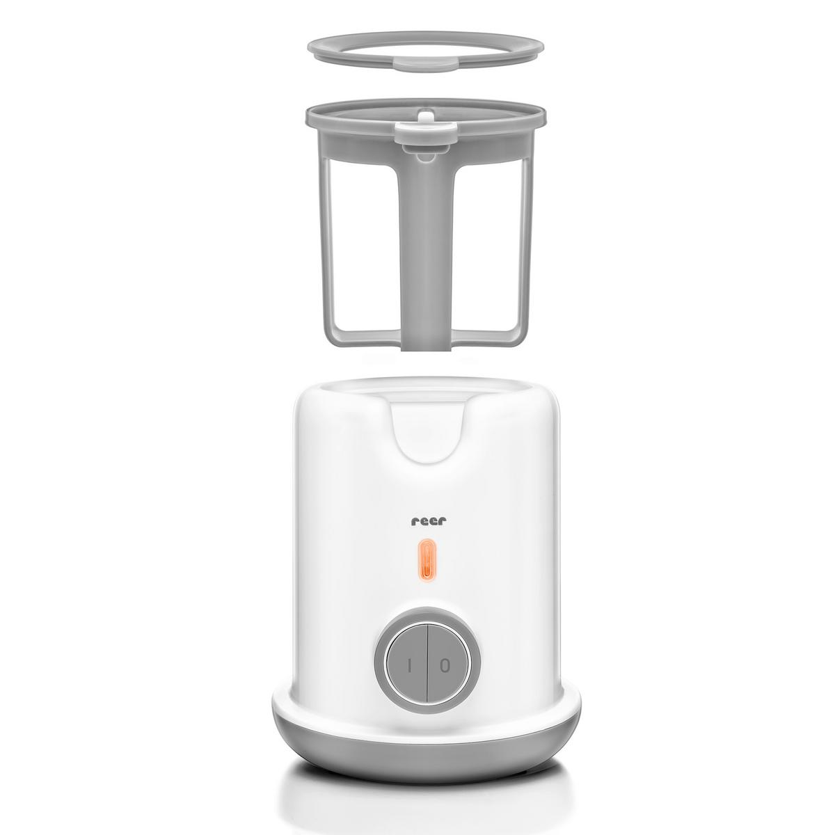 PODGRZEWACZ DO BUTELEK TURBOFOOD - biały, Basics, tworzywo sztuczne (15,5/19,4/15,5cm) - Reer